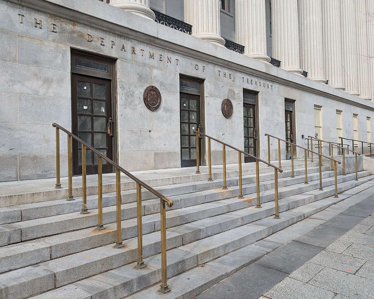 File:Department of the Treasury sign Washington DC 2025-12-17 10-40-05.jpg — illustrative image