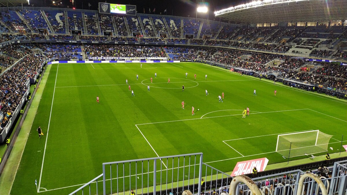 Málaga and Espanyol Clash in LaLiga at La Rosaleda Stadium